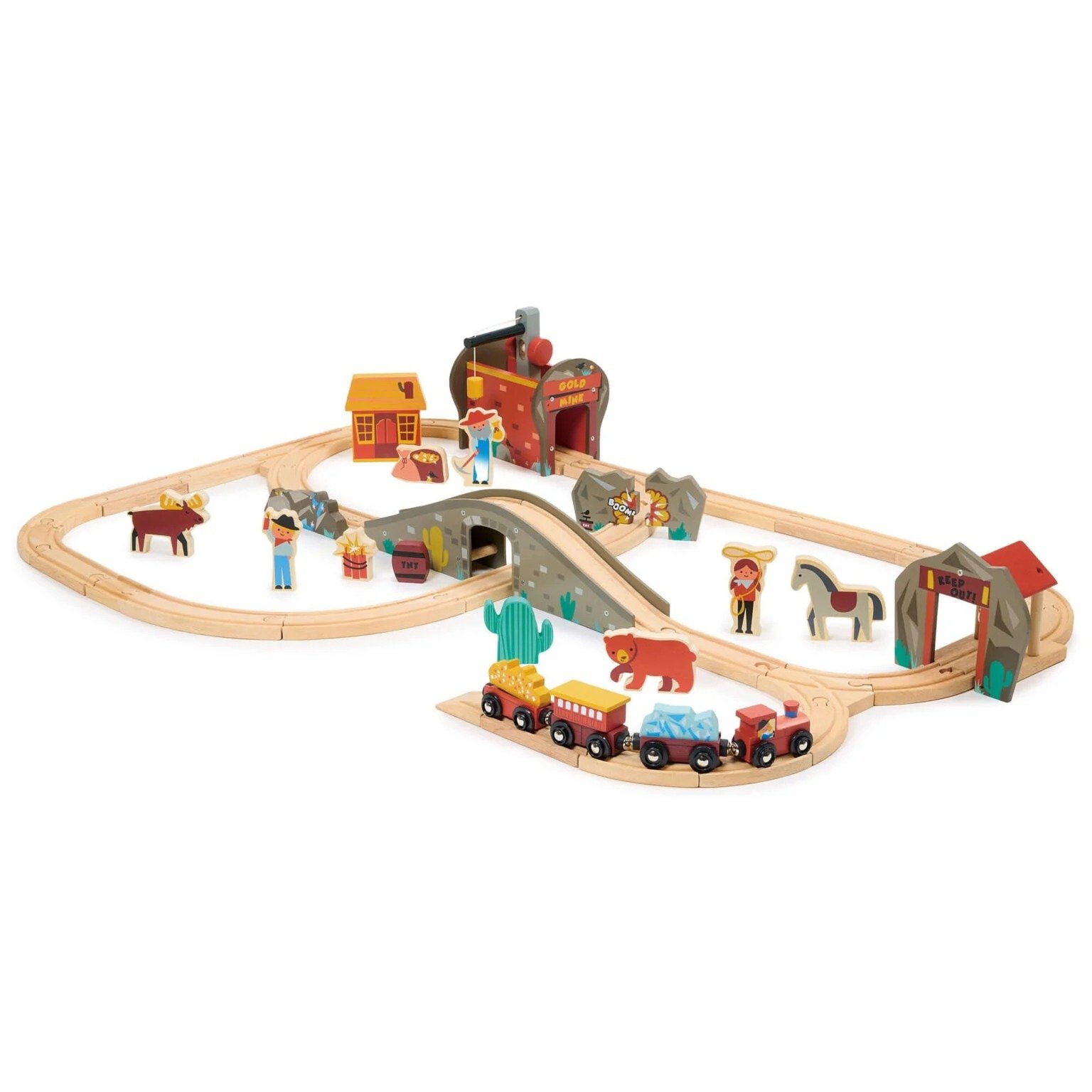 imgi_121_MT7705-gold-mine-train-set-1-1536x1536 Thimbleberry Cottage - Classic Wooden Dollhouse - Image 1